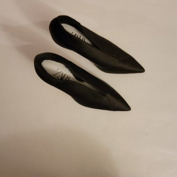 ZARA WOMEN SATIN HEELS SIZE 39 NWOT - Picture 2 of 7